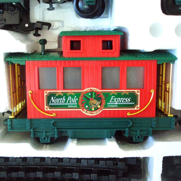 North Pole Express Christmas Train Set Mint #8