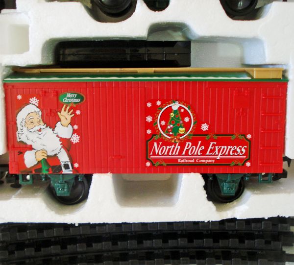 North Pole Express Christmas Train Set Mint #9