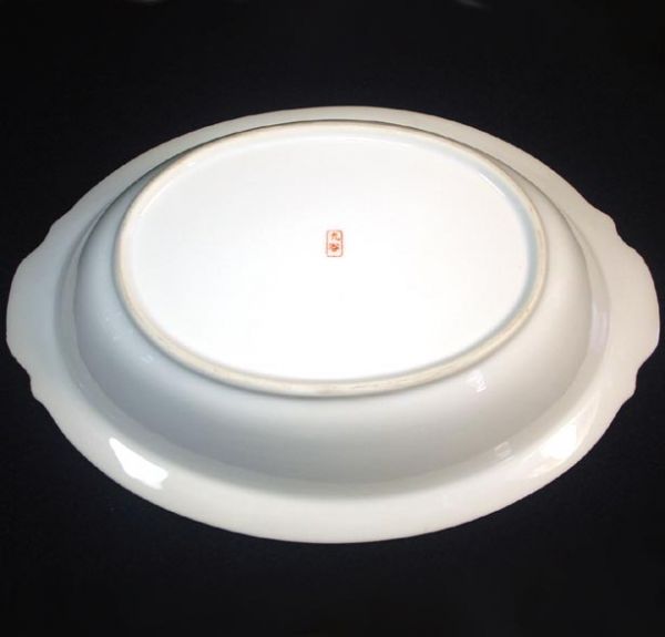 6 Pieces Oriental Landscape Scene Porcelain China Cups Plates Bowl #6