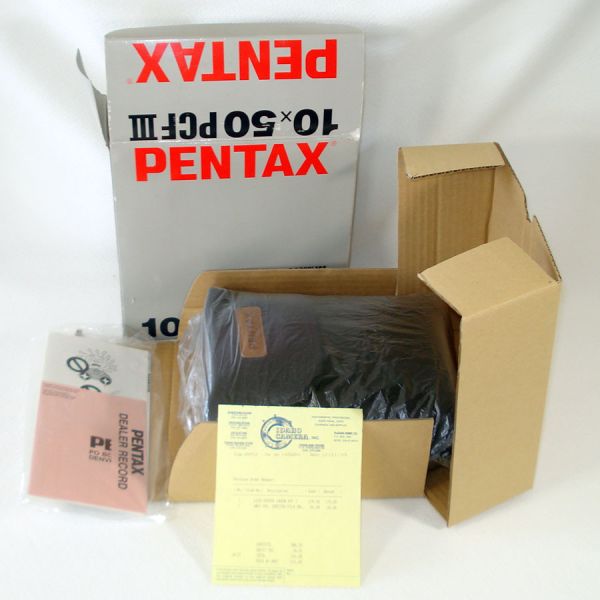 Pentax 10x50 PCFIII Binoculars Mint in Box #2