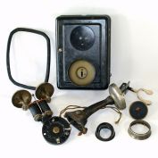 Lot Old and Antique Telephone Parts for Restoration