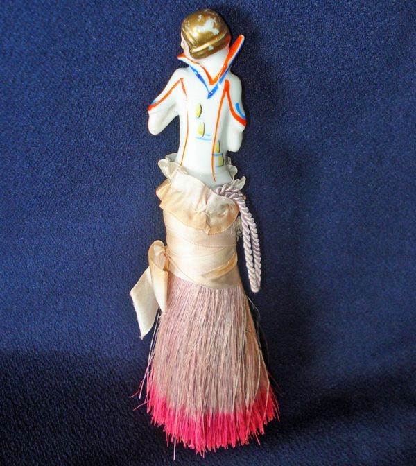 Deco Flapper Half Doll Clothing Brush #2