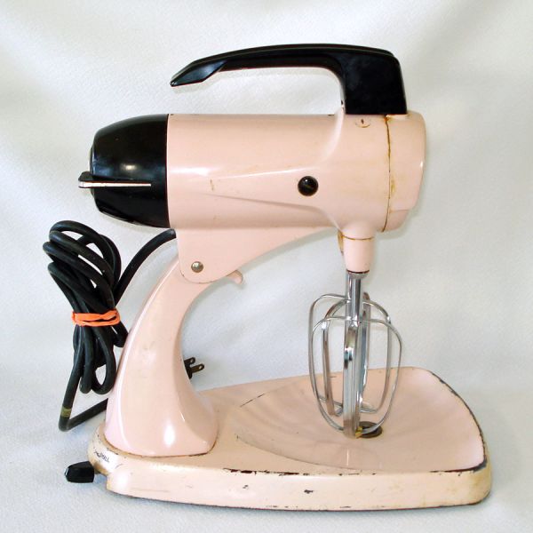 Sunbeam Pink Mode12 Mixmaster Kitchen Mixer Working #3