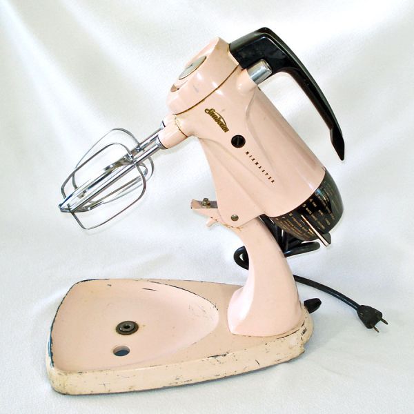 Sunbeam Pink Mode12 Mixmaster Kitchen Mixer Working #5