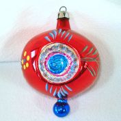 Poland Fancy Double Indent Glass Christmas Ornament