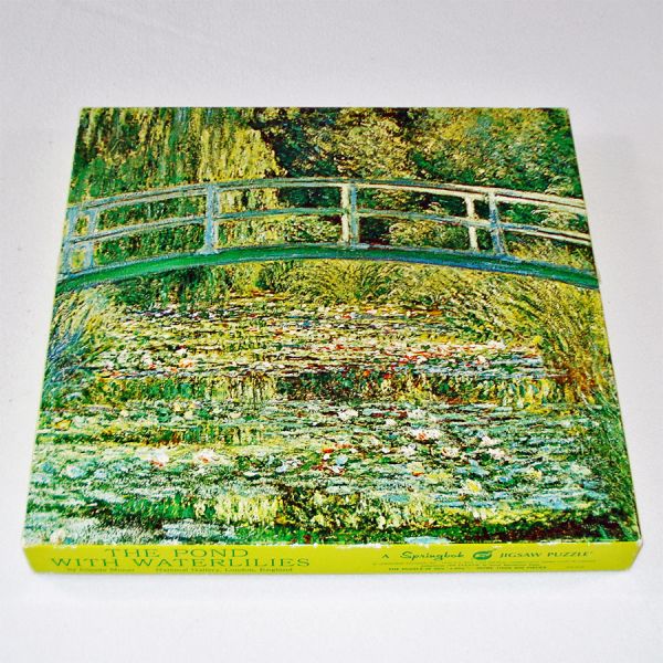 Monet Pond With Waterlilies Springbok Fine Art Puzzle Complete