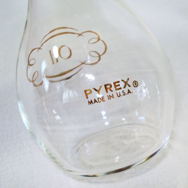 Pyrex Gold Rings Glass Salt Pepper Shakers, Oil Cruet #2