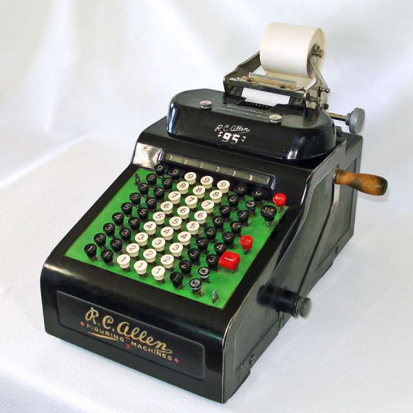 RC Allen 1938 Model 95 Adding Figuring Machine Works