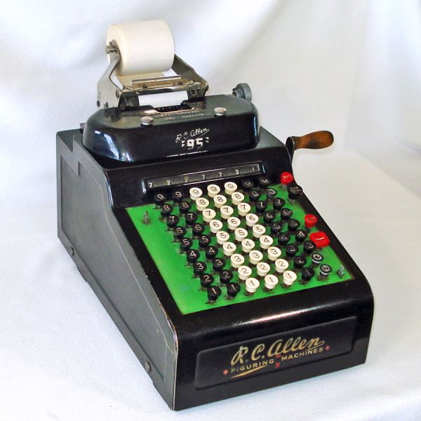 RC Allen 1938 Model 95 Adding Figuring Machine Works #2