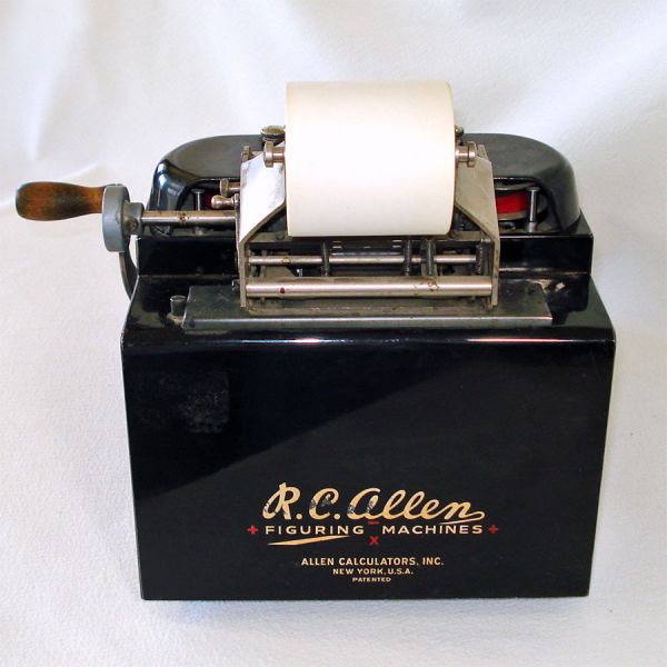 RC Allen 1938 Model 95 Adding Figuring Machine Works #5