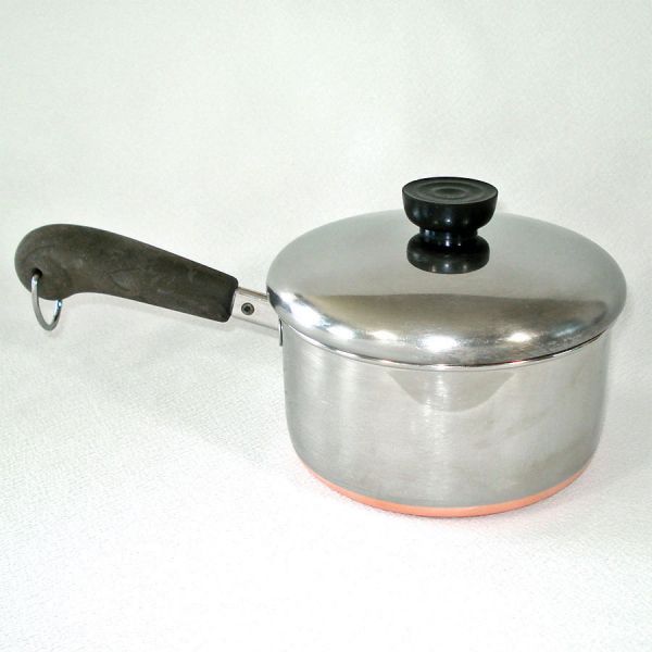 Revere Ware Copper Clad Stainless 1.5 Quart Covered Saucepan #2