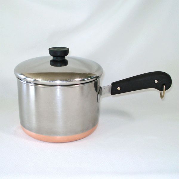 Revere Ware Copper Clad Stainless 3 Quart Saucepan and Lid