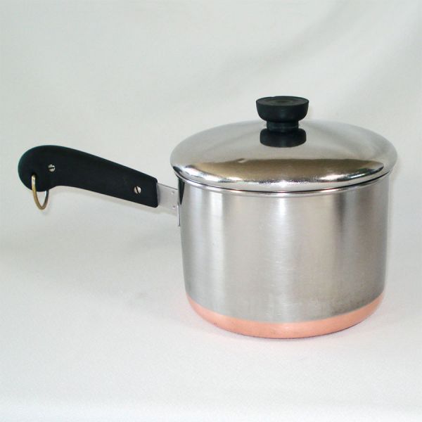 Revere Ware Copper Clad Stainless 3 Quart Saucepan and Lid #2