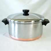 Revere Ware Copper Clad Stainless 4 Qt Covered Sauce Pot