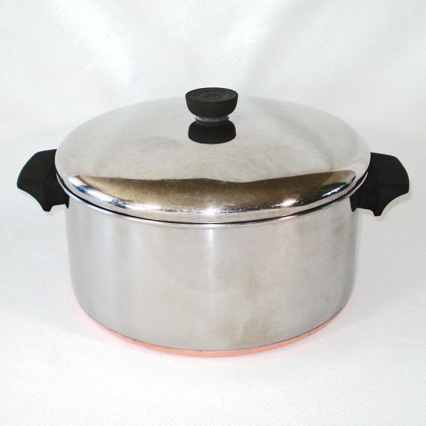 Revere Ware Copper Bottom 6 Quart Dutch Oven Stock Pot