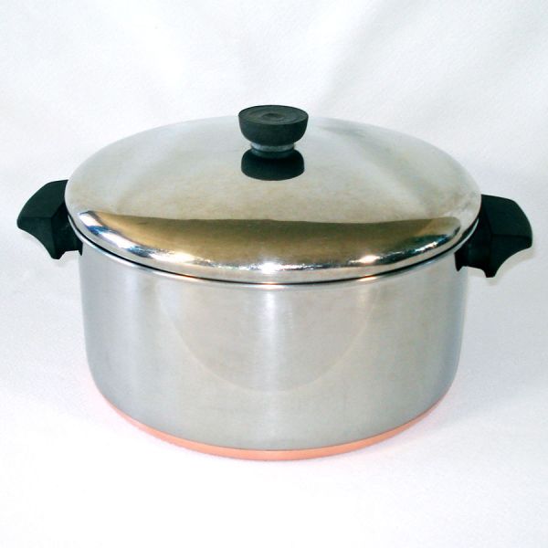 Revere Ware Copper Bottom 6 Quart Dutch Oven Stock Pot #2