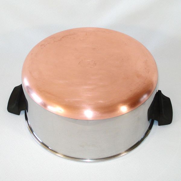 Revere Ware Copper Bottom 6 Quart Dutch Oven Stock Pot #4