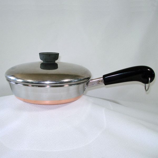 Revere Ware Copper Clad Stainless 7 Inch Covered Skillet #2