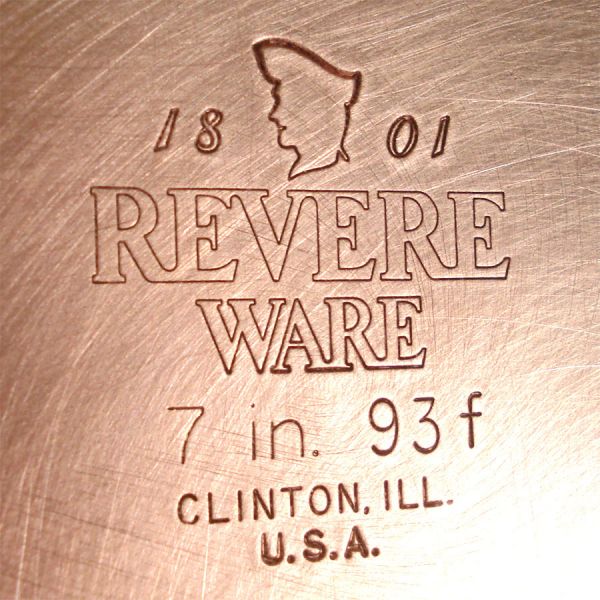 Revere Ware Copper Clad Stainless 7 Inch Covered Skillet #5