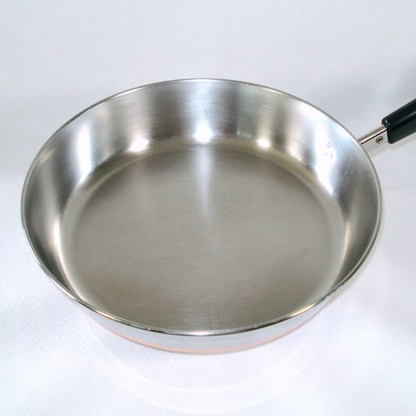 Revere Ware Copper Clad Stainless 9 Inch Covered Skillet #3