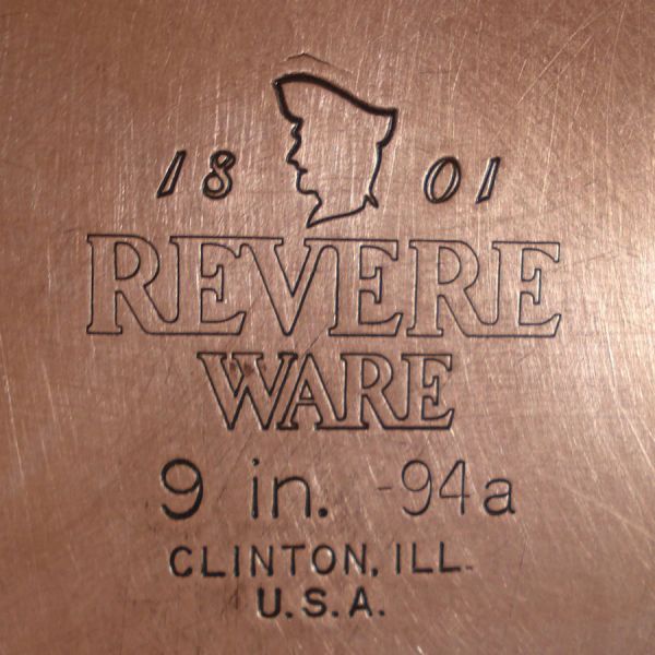 Revere Ware Copper Clad Stainless 9 Inch Covered Skillet #5