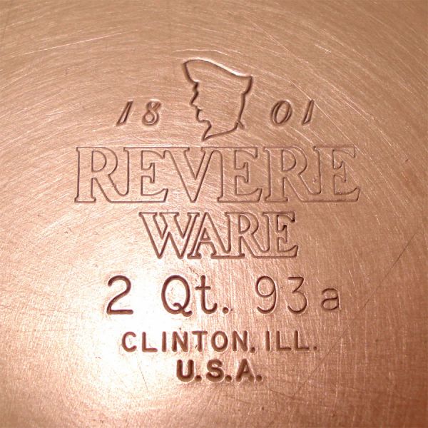 Revere Ware Copper Clad Stainless Steel 2 Quart Saucepan #5