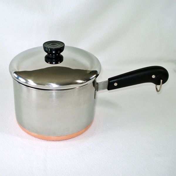 Revere Ware Copper Clad Stainless 3 Quart Saucepan and Lid