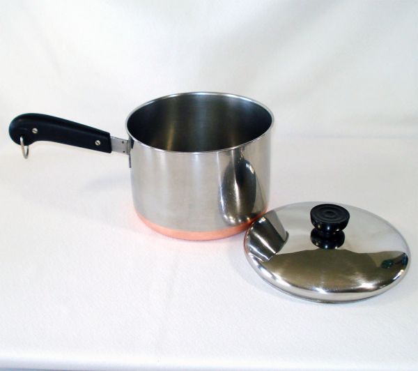 Revere Ware Copper Clad Stainless 3 Quart Saucepan and Lid #2