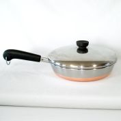 Revere Ware Copper Clad Stainless 9 Inch Covered Skillet