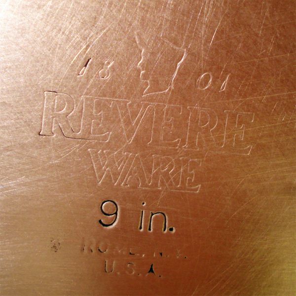 Revere Ware Copper Clad Stainless 9 Inch Covered Skillet #5