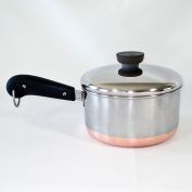 Revere Ware Copper Clad Stainless 1.5 Quart Covered Saucepan