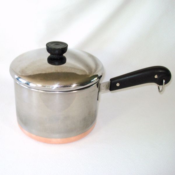 Revere Ware Copper Clad Stainless 3 Quart Saucepan and Lid #2