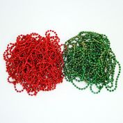 Red and Green Fused Bead Garland 70 Feet for Christmas or Crafts