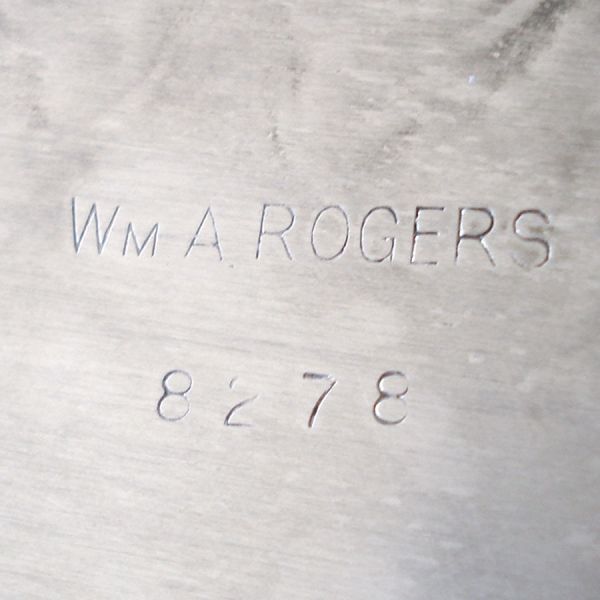 Wm A Rogers Pierced Engraved Silverplate Tray #4