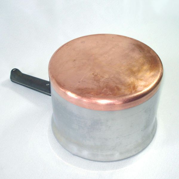 1940s Revere Ware Copper Clad 4 Quart Pressure Cooker #3