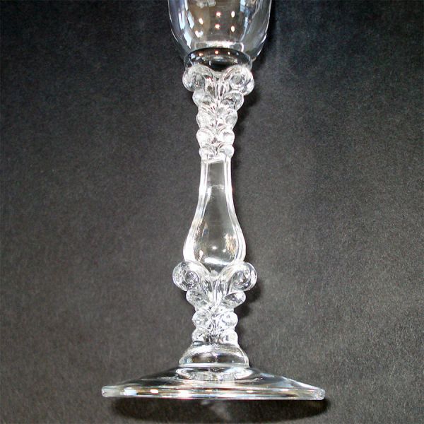 Cambridge Rose Point 2 Cordial Goblets #2