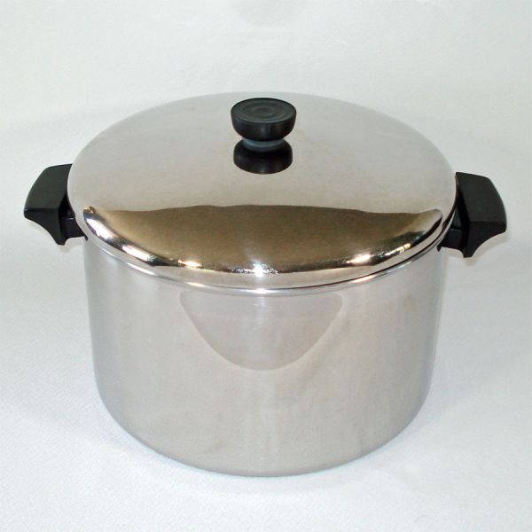 Revere Ware All Stainless Steel 8 Quart Covered Stock Pot #2