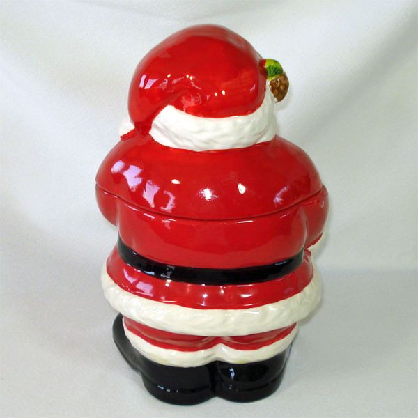 Ceramic Santa Claus Christmas Cookie Jar #2