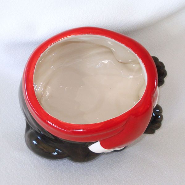 Scottie Dot in Santa Cap Ceramic Cookie Jar #4