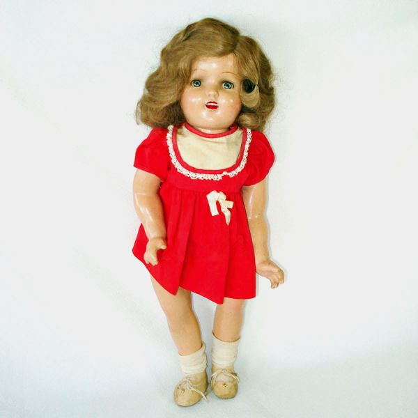 1940s Composition 18 Inch Walker Doll #1
