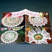 American Thread Crochet Flower Doilies Pattern Booklet