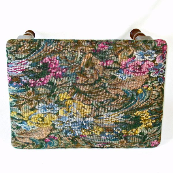 Petite Tapestry Footstool With Storage #3