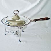 Antique Friedman Silverplate Chafing Dish