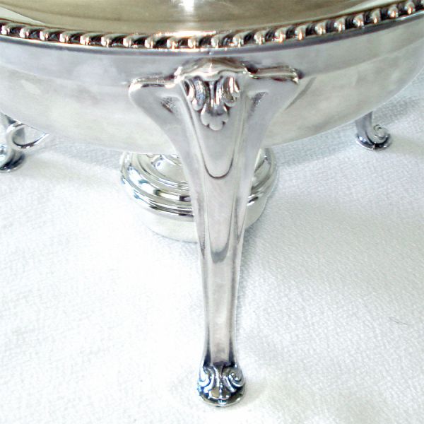 Antique Friedman Silverplate Chafing Dish #3