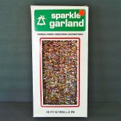 Box National Tinsel Sparkle Christmas Garland Multicolor