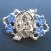 Saint Anne Virgin Mary Tiny Vintage Pin or Brooch
