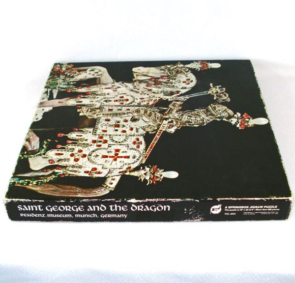 Saint George and the Dragon 1969 Springbok Jigsaw Puzzle Complete #2