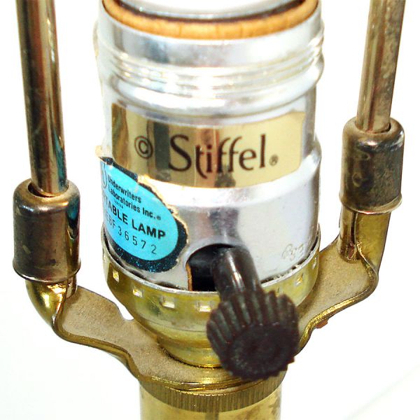 Stiffel Solid Brass Table Lamp #4