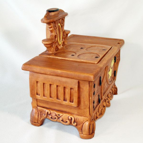 Twin Winton Wood Stove Cookie Jar #3