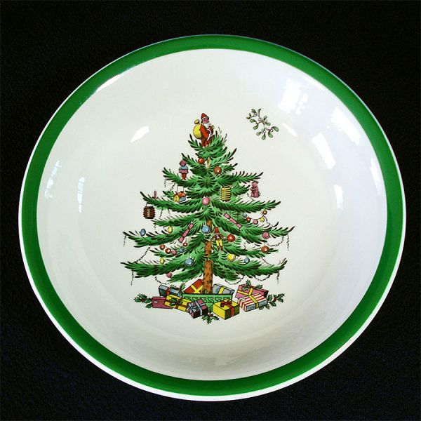 Spode Christmas Tree Cereal Bowls Set of 4 #3